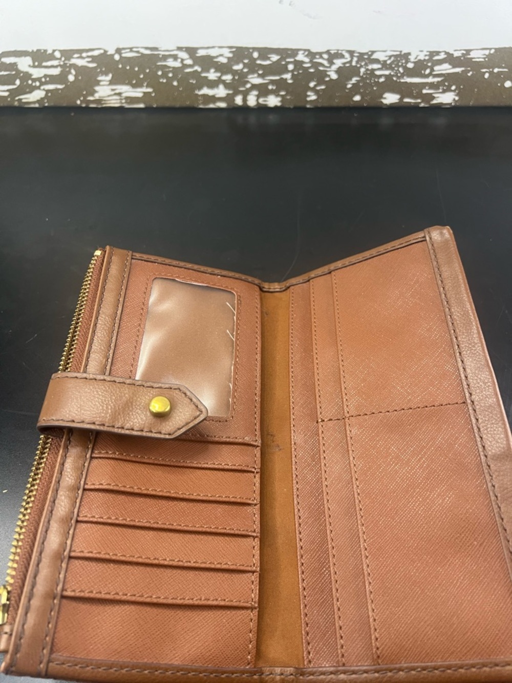 Fossil reptile print wallet - Picture 4 of 4
